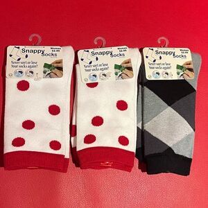 Snappy socks assorted. 🎉Last price 🎉